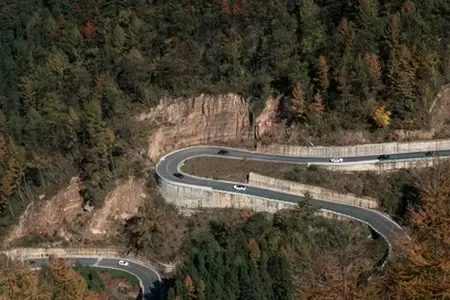 Er wordt een nieuw stuk autosnelweg gebouwd in Roemenië.